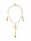 Dewdrop Necklace by Varnika Arora featuring delicate drop-shaped pendant on a fine chain against a neutral background.