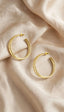 Gold Plated Tram Hoops