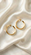 Gold Plated Funnel Hoops