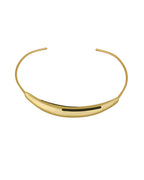 Aurelia Black Enamel Gold Neckpiece