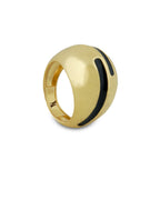 Sonakshi Sinha in Verdora Black Enamel Ring
