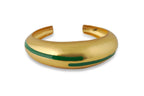 Circlet Green Enamel Bangle