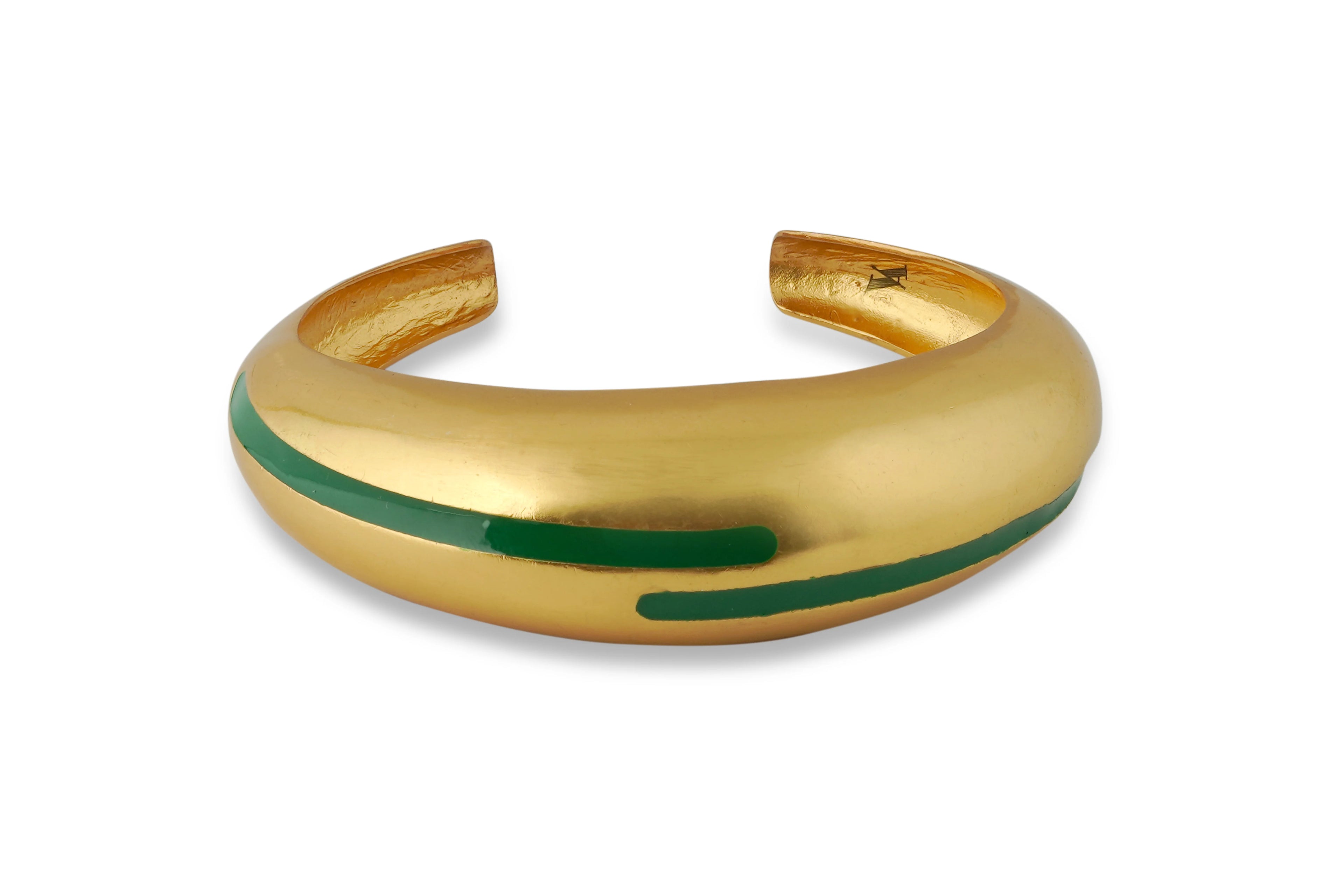 Circlet Green Enamel Bangle