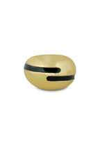Sonakshi Sinha wearing Varnika Arora Verdora black enamel ring with intricate design and glossy finish.