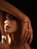 Varnika Arora Pure Motion bracelet featuring sleek, minimalist silver design with intricate patterns and a polished finish.