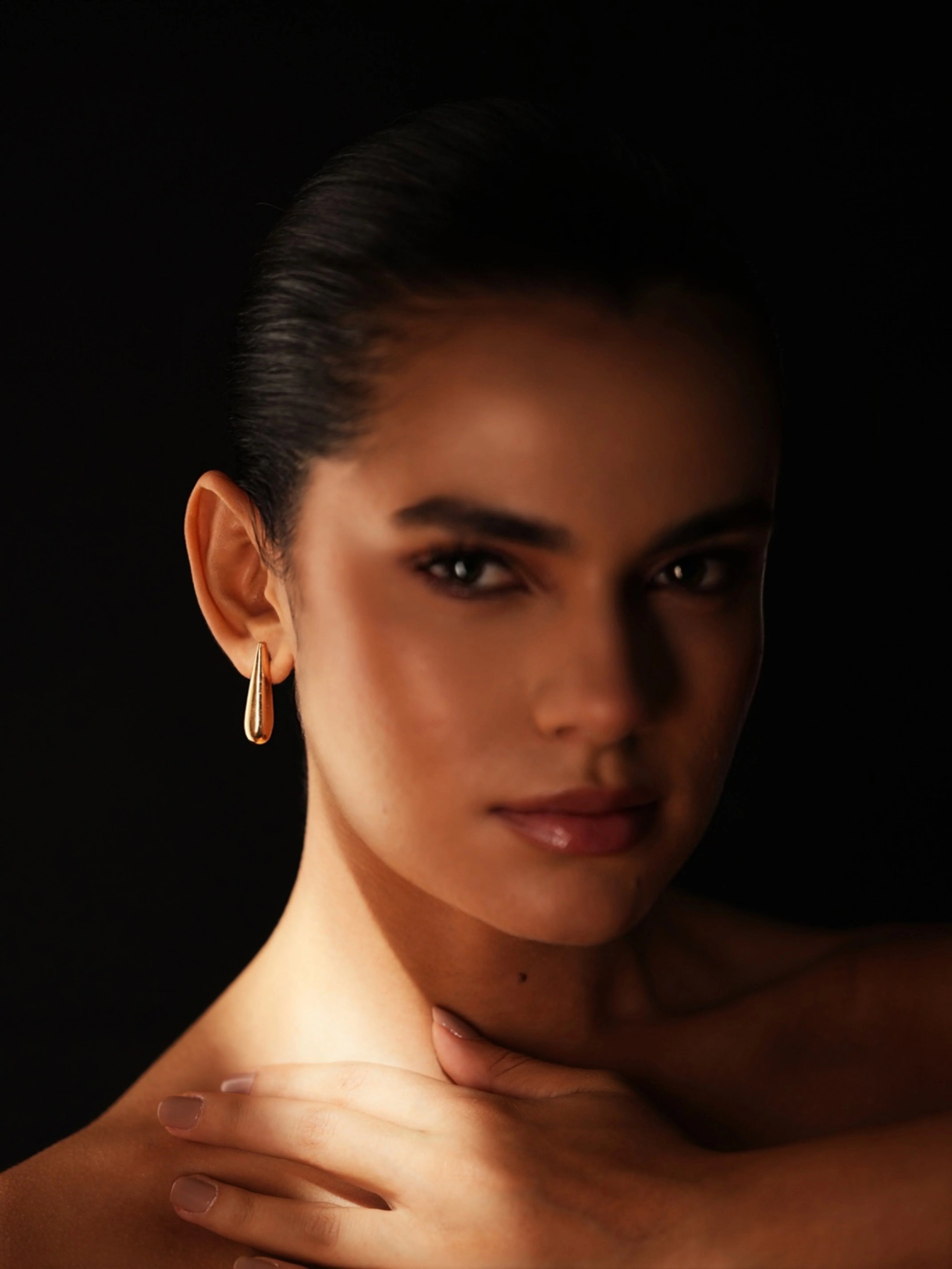 Varnika Arora Still Motion Drop jewelry piece with intricate design and delicate craftsmanship, displayed on a neutral background.