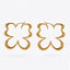 Gilded Flutter Hoops by Varnika Arora featuring delicate gold-tone design and intricate fluttering details