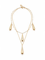 Dewdrop Necklace by Varnika Arora featuring delicate drop-shaped pendant on a fine chain against a neutral background.