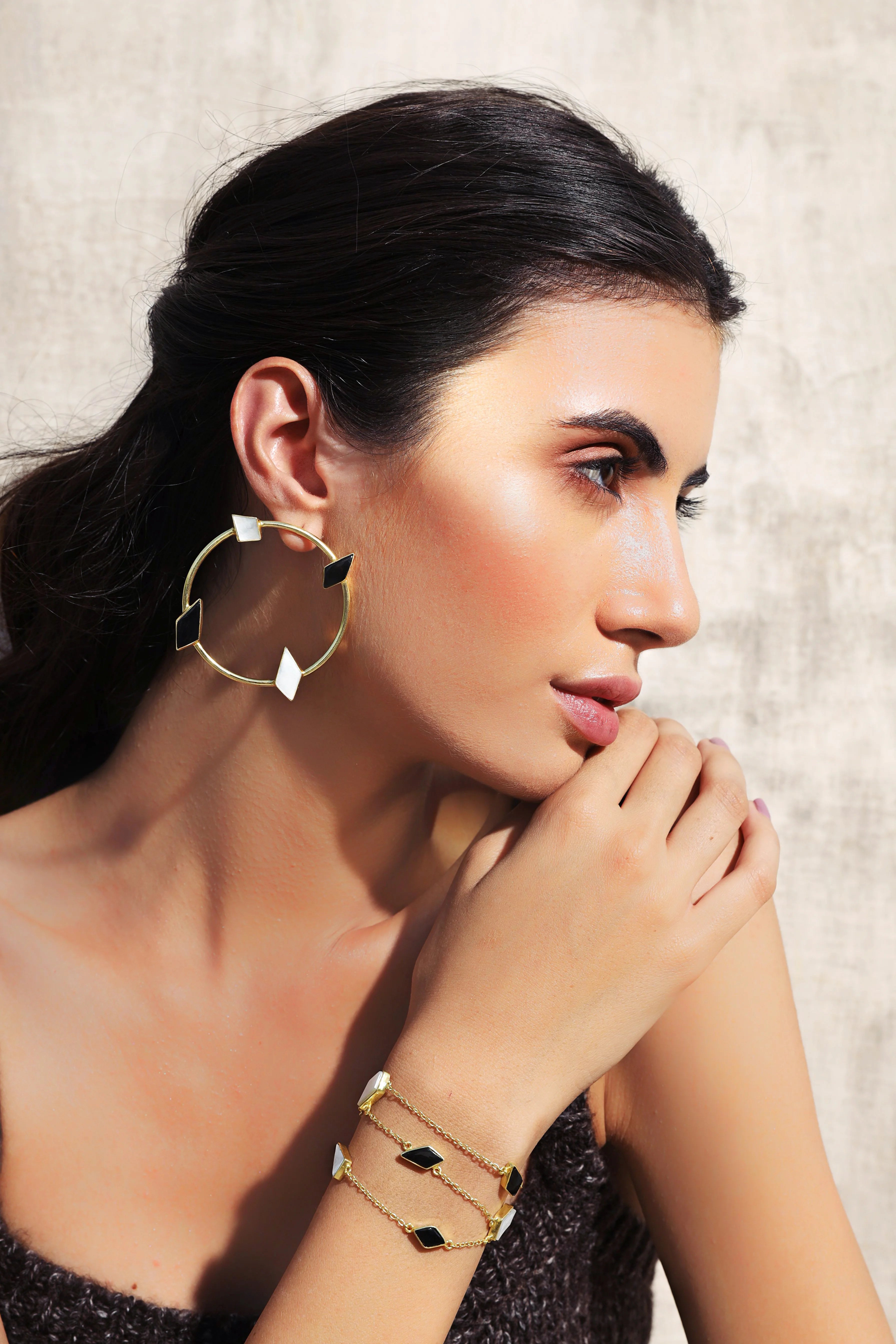 Varnika Arora Regina Cassandra teardrop earrings featuring delicate design and intricate detailing for elegant style.
