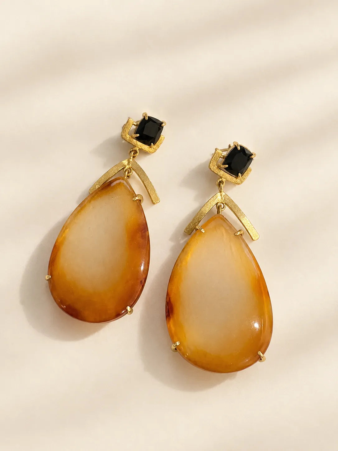 Carnelian Drop Earrings