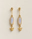 Lunar Moonstone Earrings