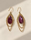 Treated Ruby Stone Earrings