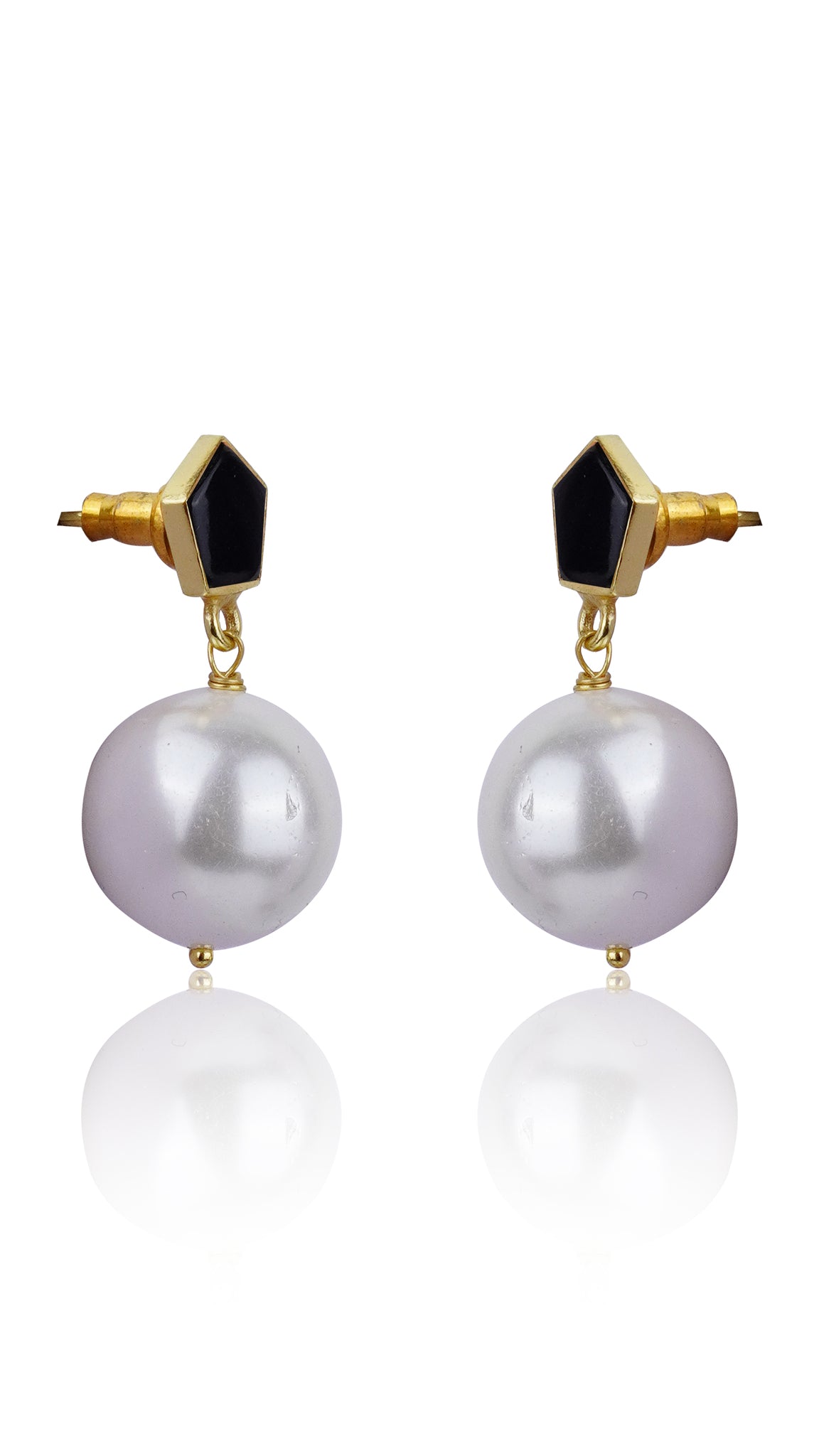 La Fiore - Noir Studs