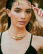 Aurelia Black Enamel Gold Neckpiece