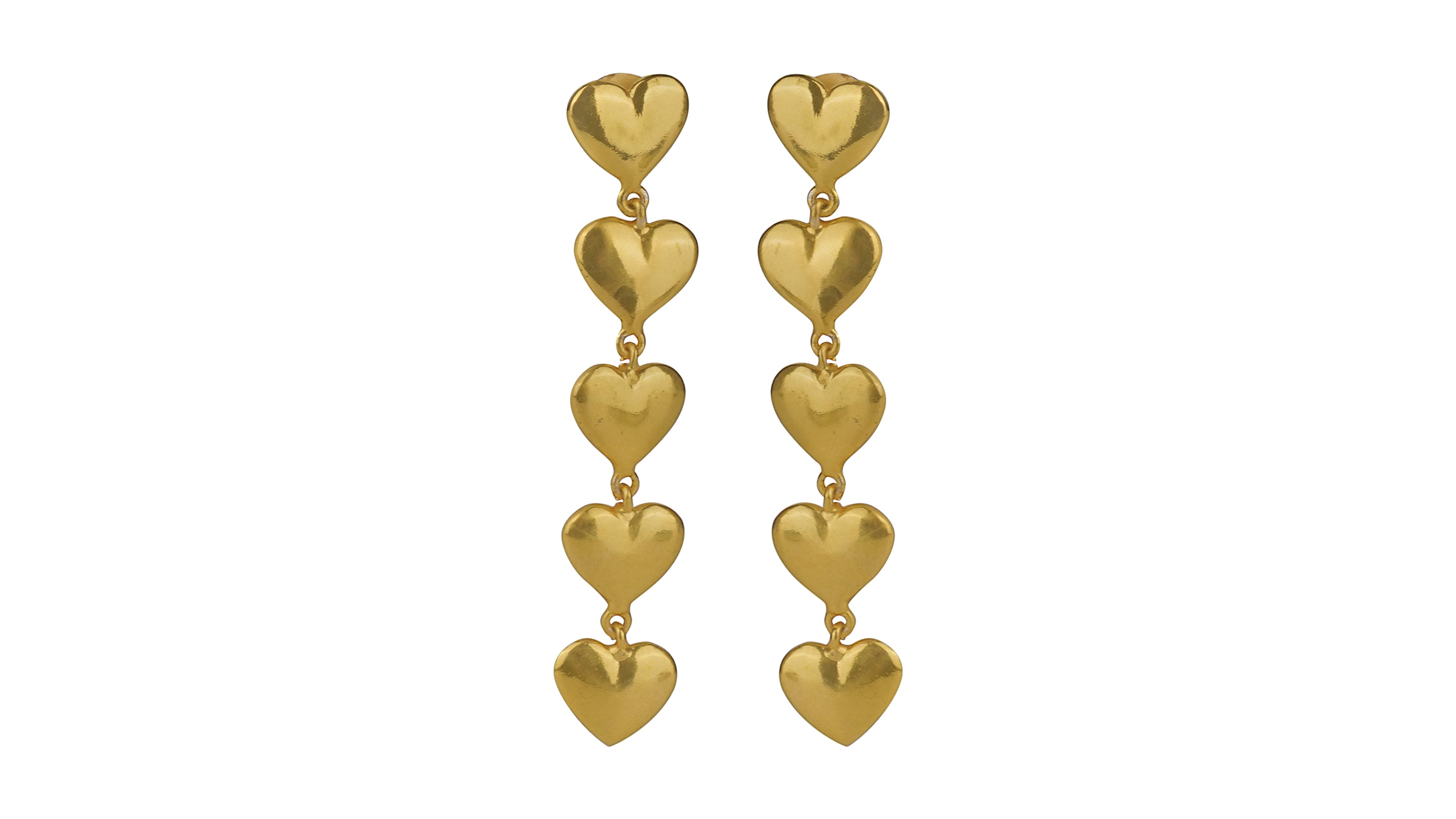 Hearty Layered Earrings