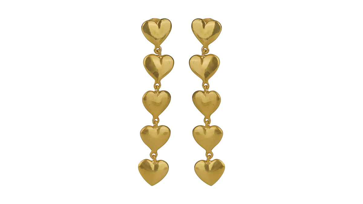 Hearty Layered Earrings