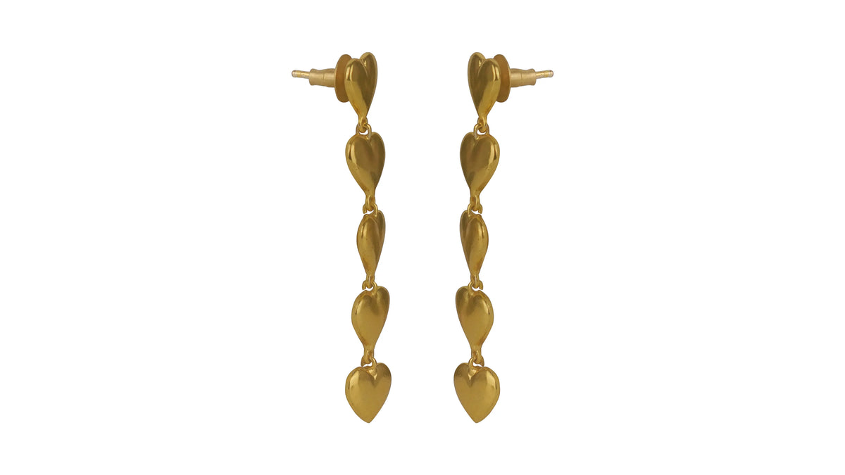 Hearty Layered Earrings