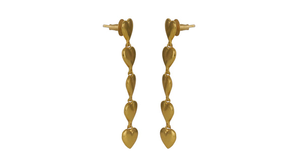 Hearty Layered Earrings