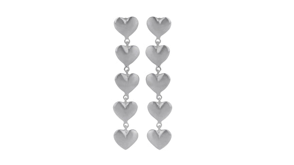 Hearty Layered Earrings