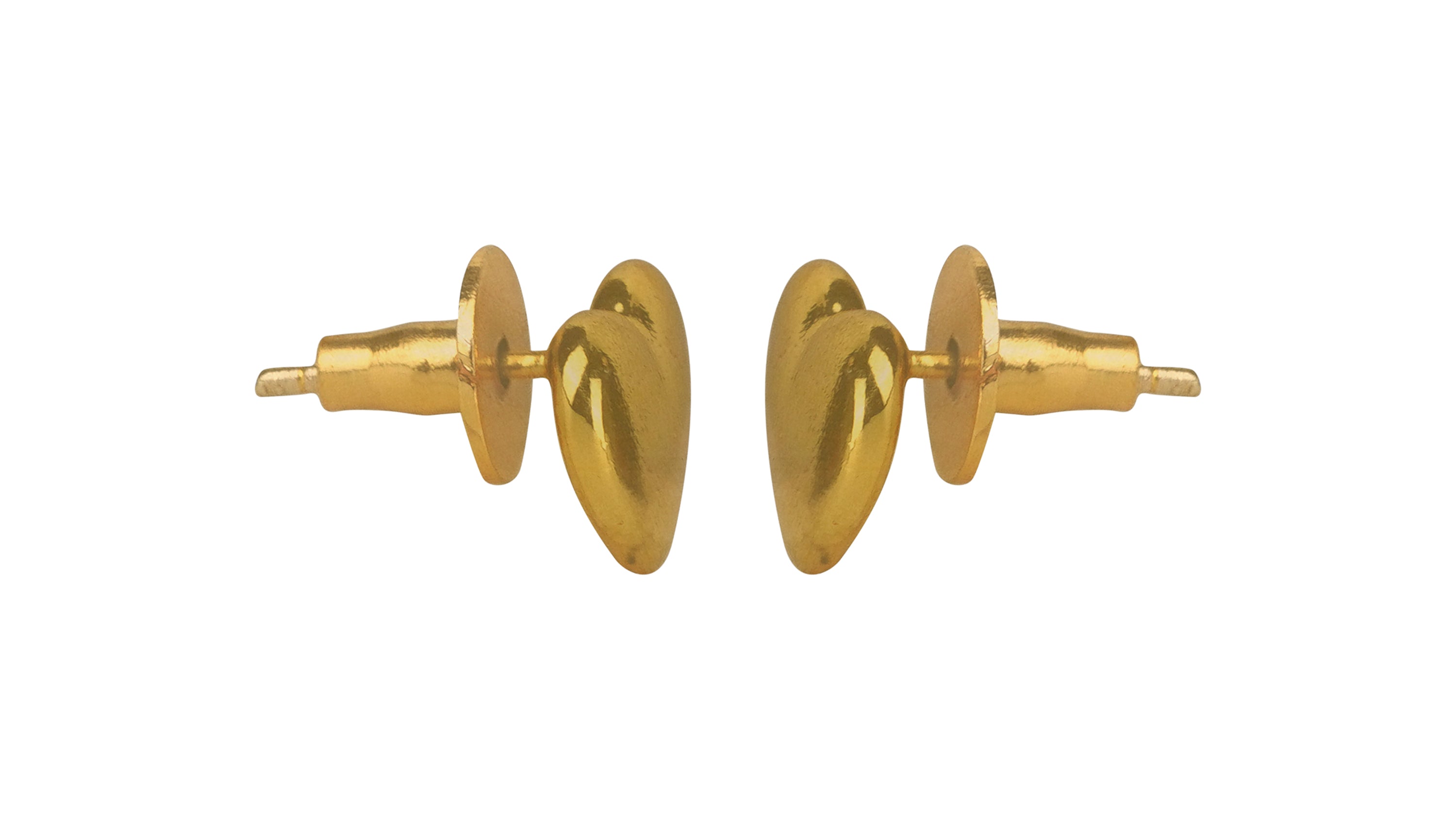 Hearty Gold Studs Secondary image