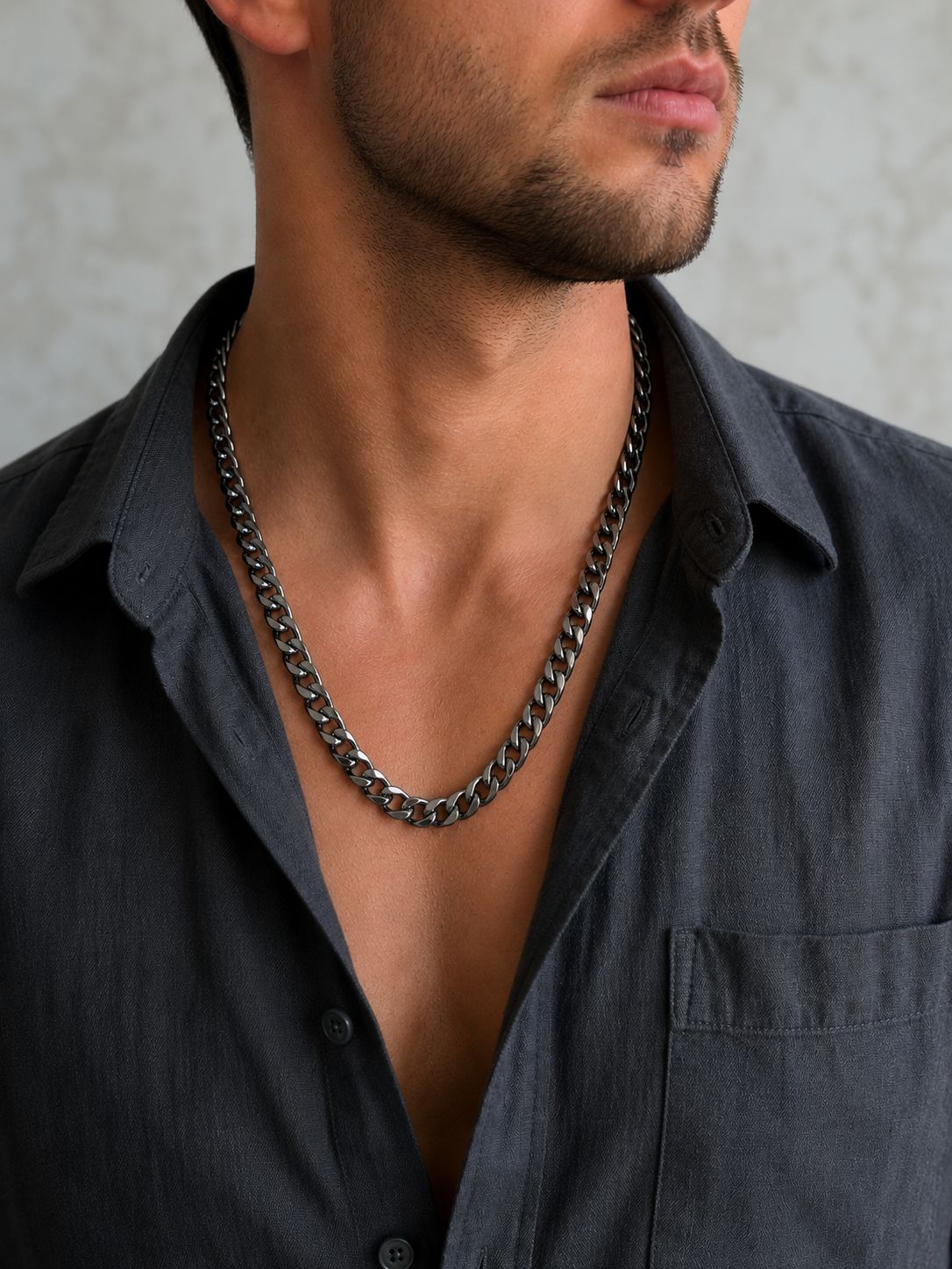 Sterling Noir Chain