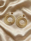 Gold Plated Swirl Hoops