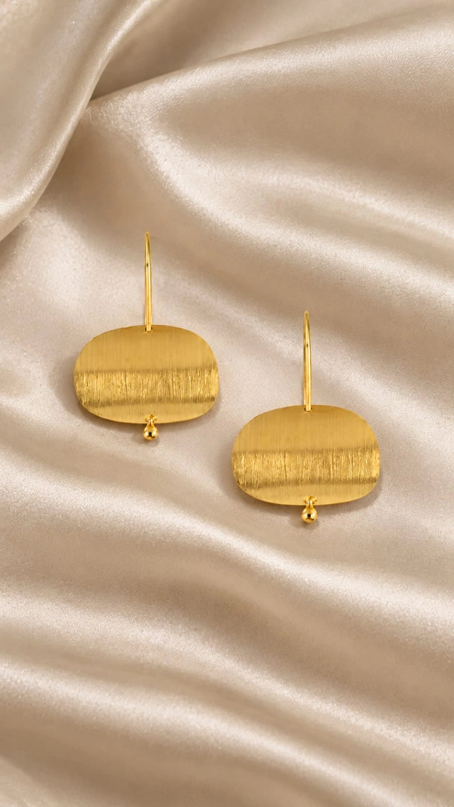 Gold Plated Tuba Earrings Main image
