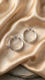 Silver Plated Funnel Hoops