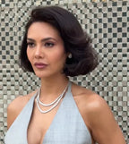 Esha Gupta in Celestial CZ Necklace