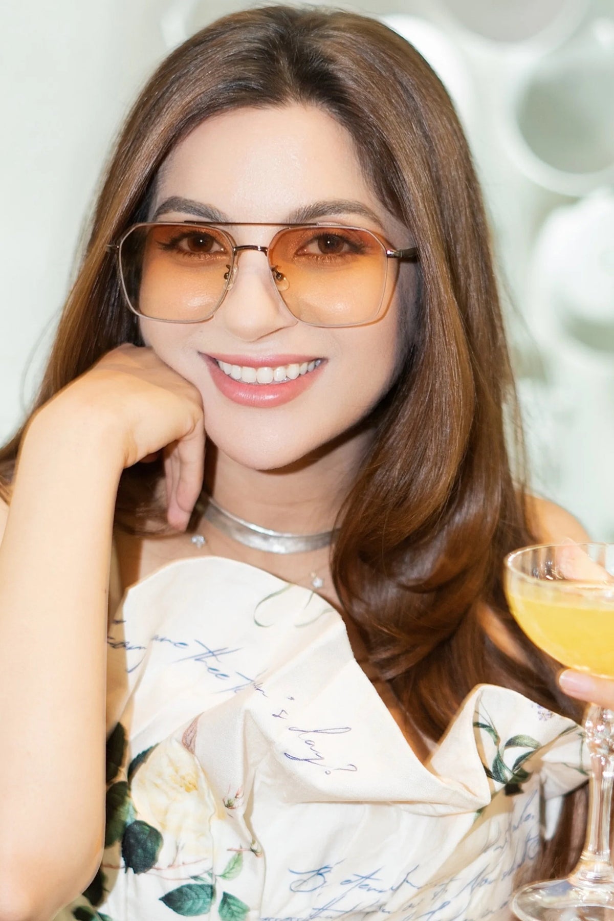 Sonam Babani in Silver Funnel Choker Main image