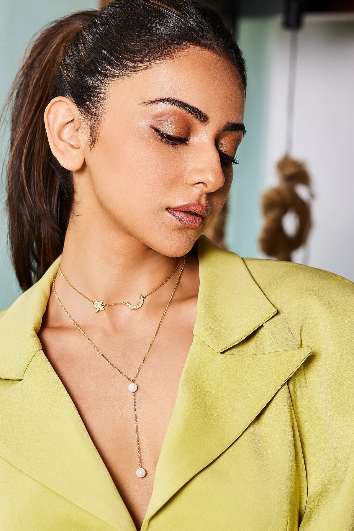 Rakulpreet in Clara Necklace