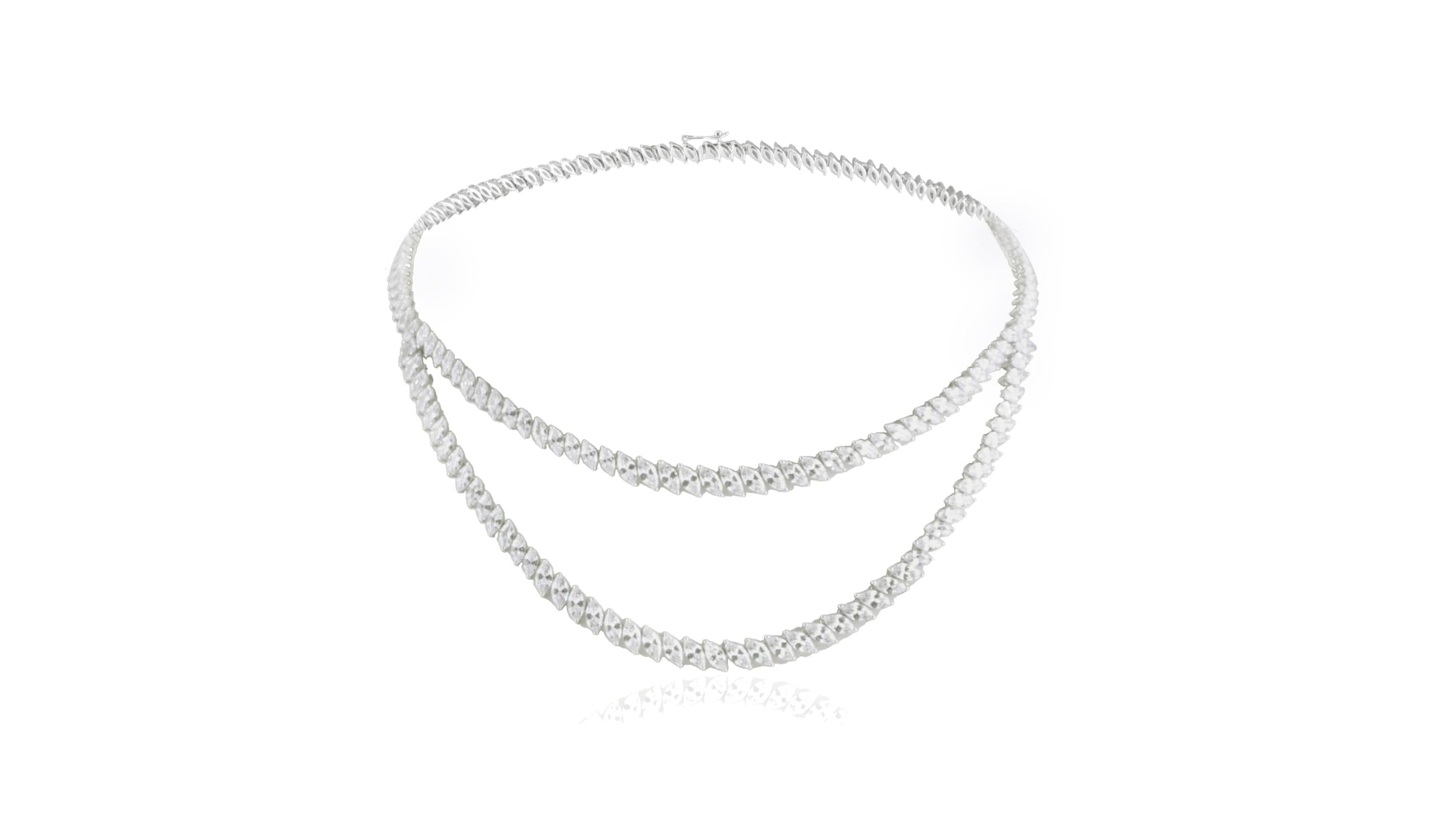 Esha Gupta in Celestial CZ Necklace