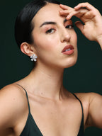 Rukmini Vasanth in Promise Petal Diamond Studs