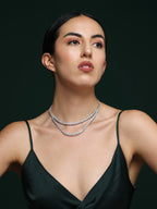 Sara Kukreja in Celestial CZ Necklace