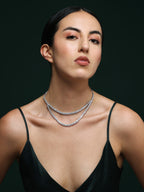 Sara Kukreja in Celestial CZ Necklace