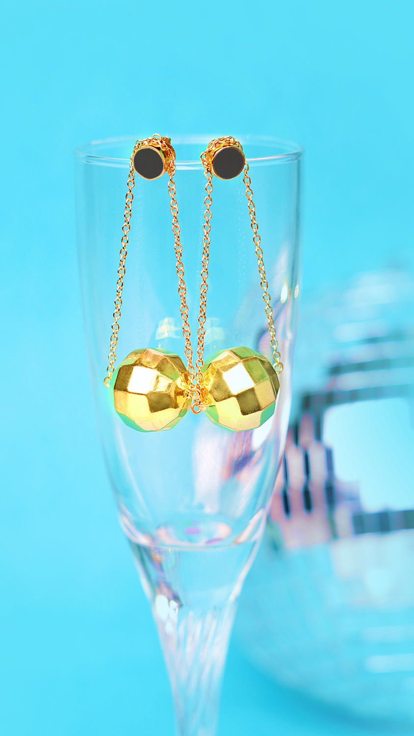 Let's Disco - Shiny Shimmer Earrings Main image