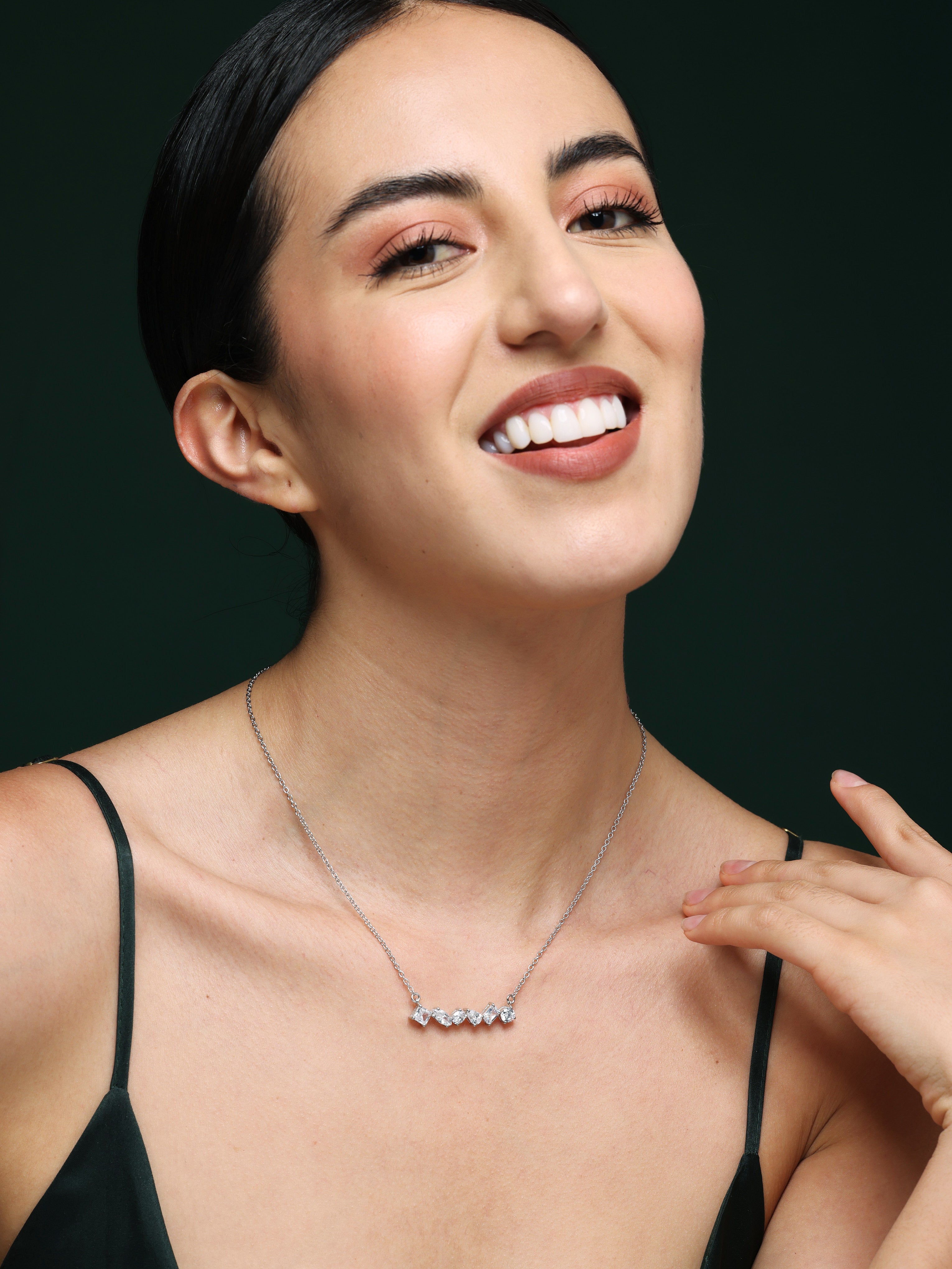 Forever Bloom CZ Necklace Secondary image