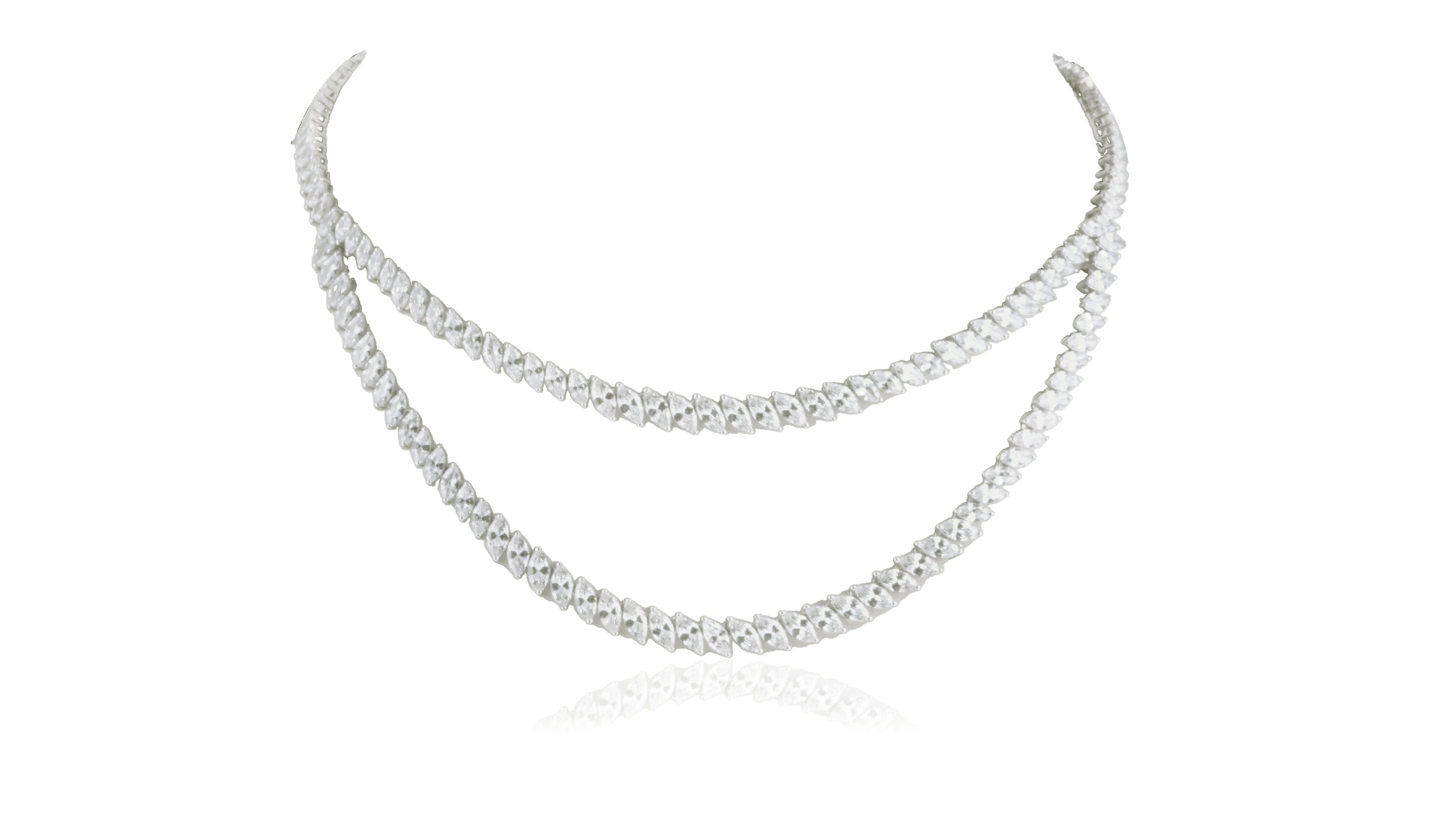 Sara Kukreja in Celestial CZ Necklace