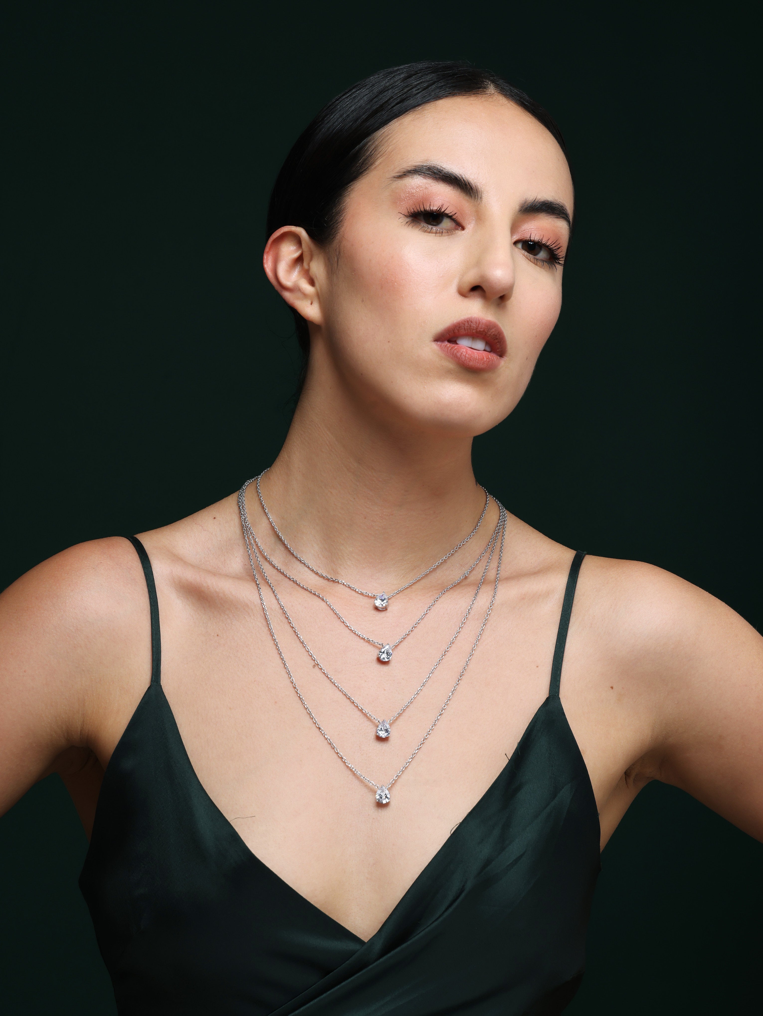 Waves of Promise Diamond Necklace Secondary image