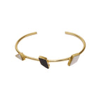 Elegant dainty bangle by Varnika Arora featuring a slim, minimalist gold design with intricate detailing for a stylish look.