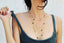 Varnika Arora Steezy necklace featuring a delicate chain and stylish pendant, displayed on a neutral background.