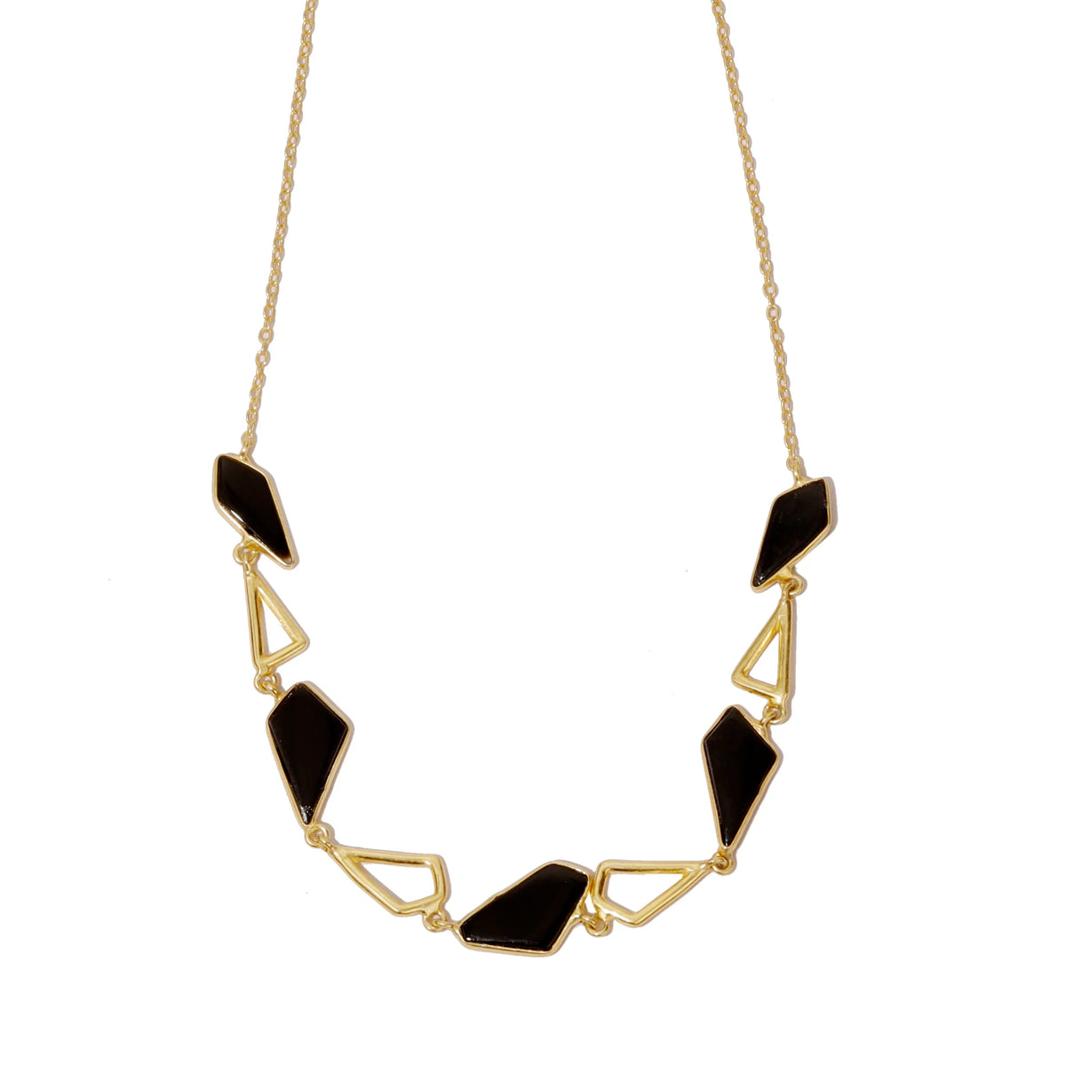Varnika Arora sequential necklace featuring layered gold-tone chain and intricate pendant, elegant jewelry for special occasions