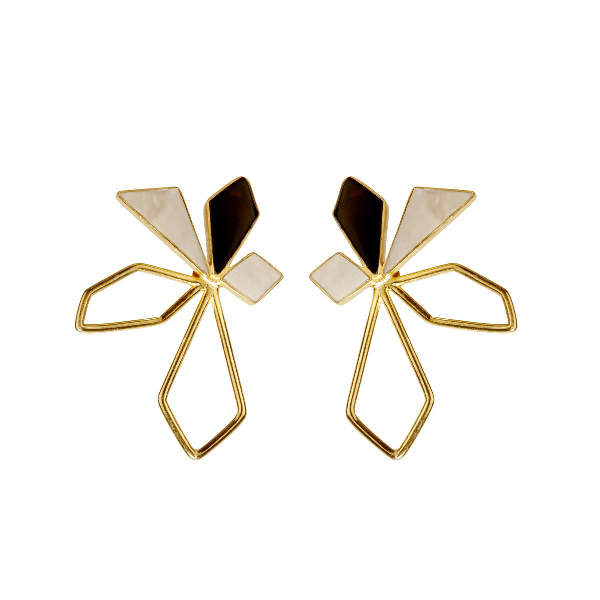 Bella- Curlicue Studs Secondary image