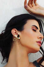 Bella- Curlicue Studs