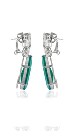 Aahna Kumra in Vow of Love Emerald Earrings