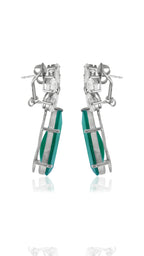 Aahna Kumra in Vow of Love Emerald Earrings