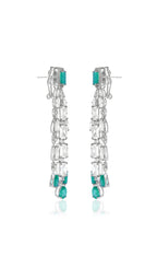 Twilight Radiant Emerald Drop Earrings