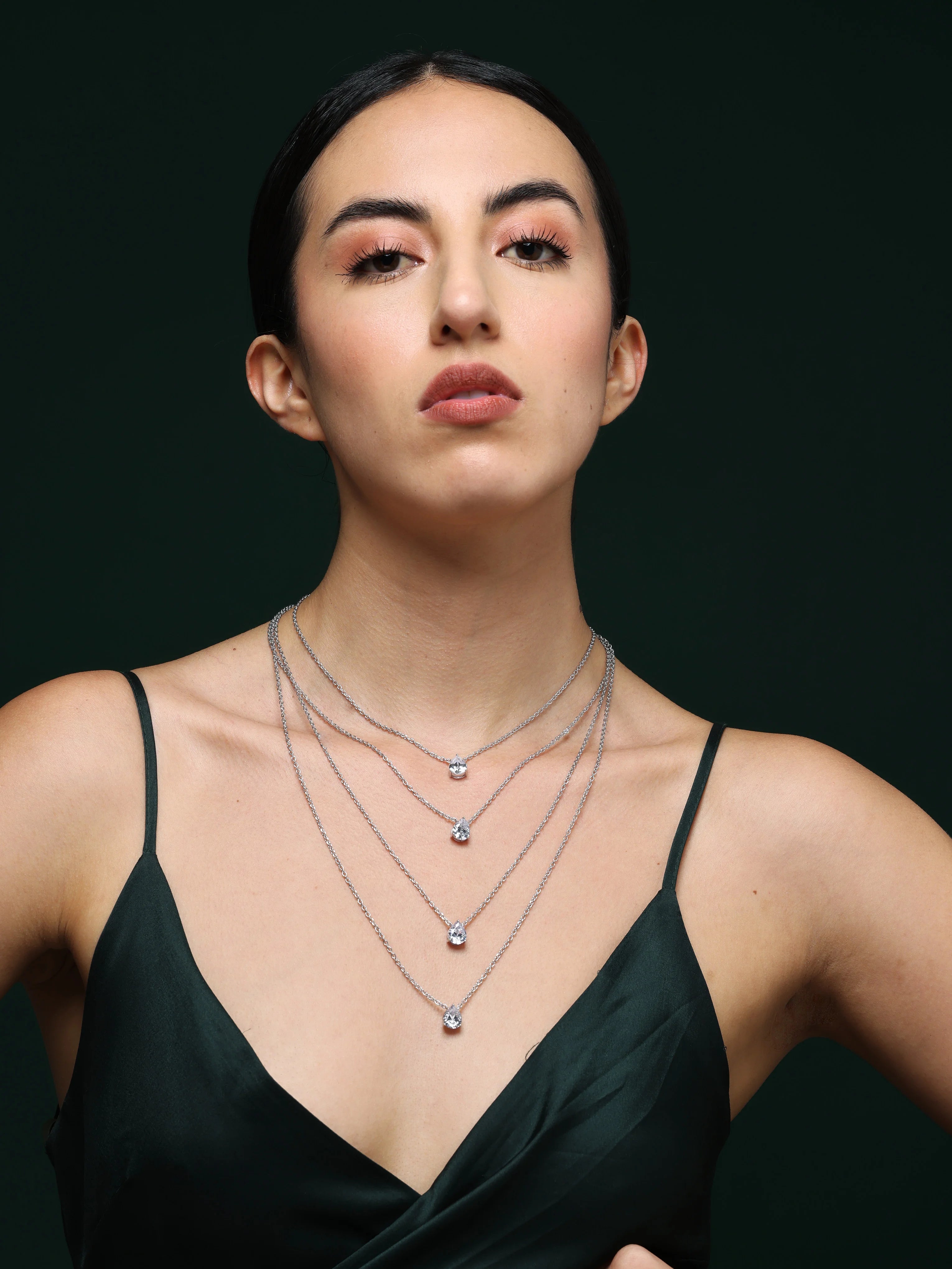 Waves of Promise Diamond Necklace Secondary image
