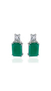 Wedded Bliss Emerald Studs