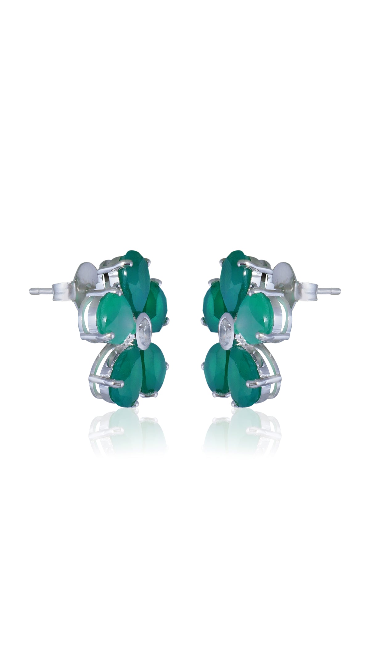 Promise Petal Emerald Studs Main image